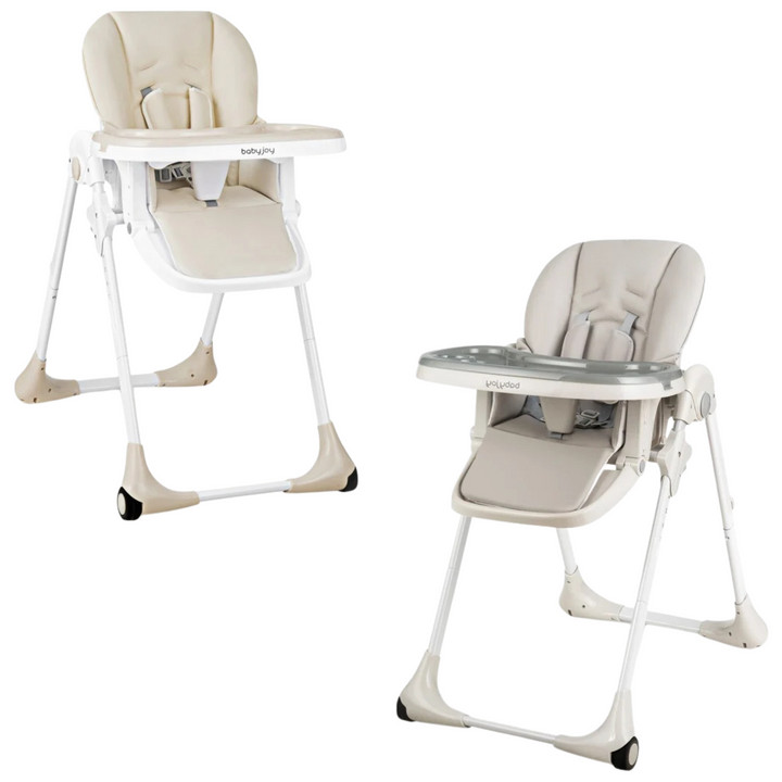 Foldable High Chair With Adjustable Heights