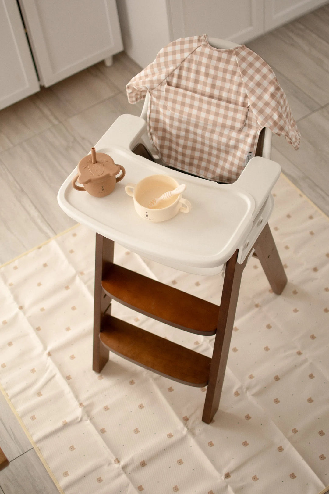 Multi-purpose waterproof baby play mat - Washable High Chair Splash Mat