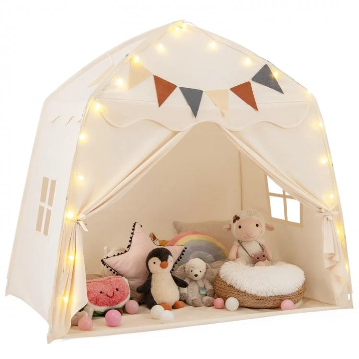 Large Kids Play Tent With Lights