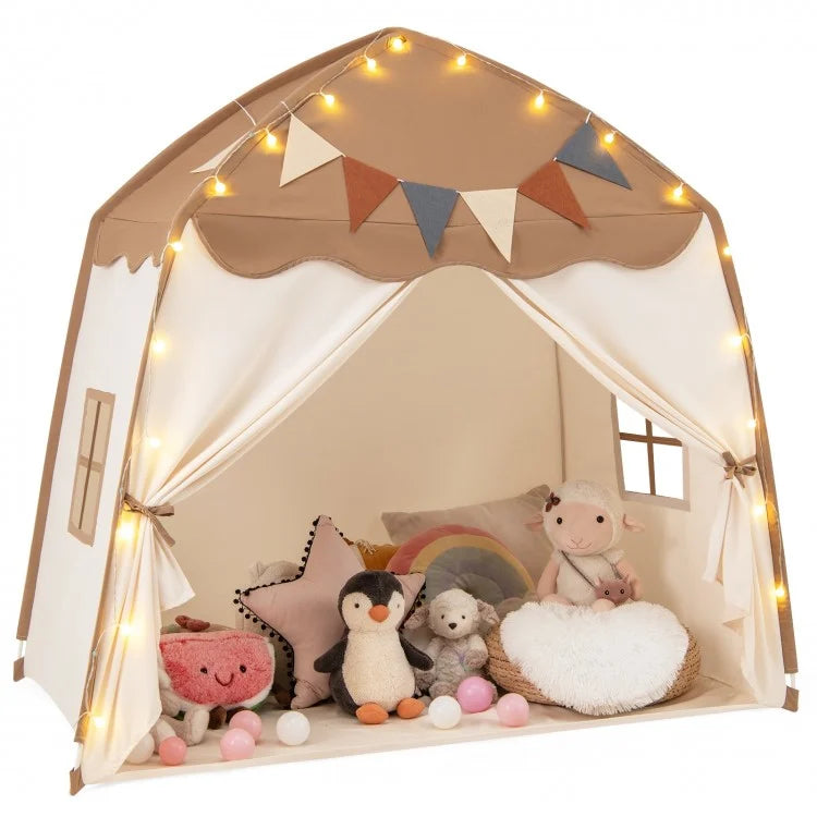 Large Kids Play Tent With Lights