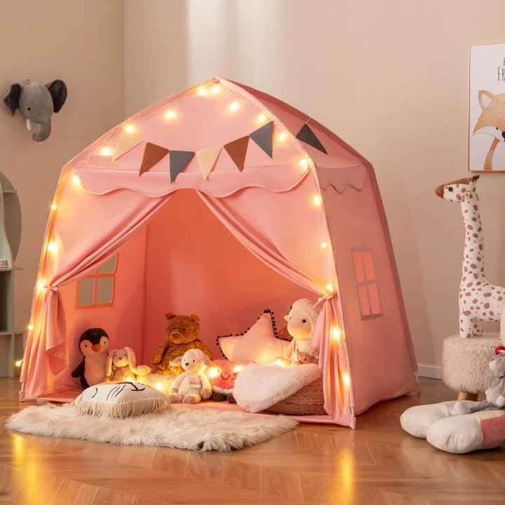 Large Kids Play Tent With Lights