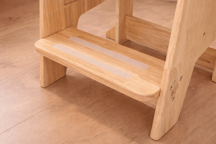 Learning Tower - Toddler Kitchen Stool (Natural) With Stabilizers