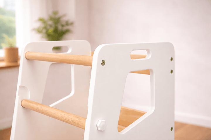 Learning Tower - Toddler Kitchen Stool (White) With Stabilizers