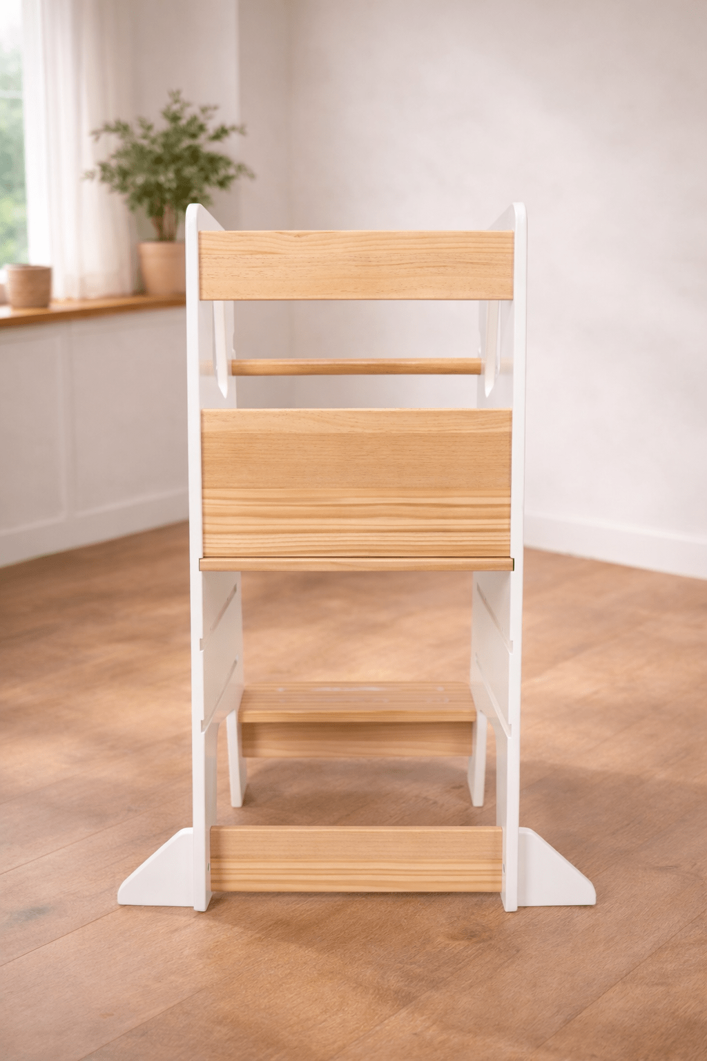 Learning Tower - Toddler Kitchen Stool (White) With Stabilizers